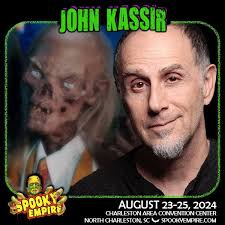 Greetings Boils and Ghouls, don't lose your heads, we have another killer  guest announcement for you! JOHN KASSIR will be joining us at Spooky Empire  this August 23-25, 2024 in Charleston, SC!