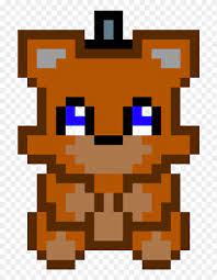 Freddy Fazbear Pixel Art Minecraft Grid Hd Png Download 1184x1184 877170 Pngfind
