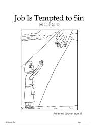 On the inside write the main bible passage, 1 samuel 16:7, 'god looks at the heart.'. Kids Color Me Bible Chapter 27 Job Is Tempted To Sin Kids Talk About God
