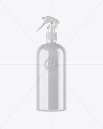 Glossy Cosmetic Bottle W Trigger Sprayer Mockup In Bottle Mockups On Yellow Images Object Mockups Glossier Cosmetics Cosmetic Bottles Trigger Sprayer