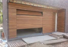 Afrormosia Houten Sectionaal Deur Voordeur Gevel Garage Door Design Garage Door Styles Garage Doors