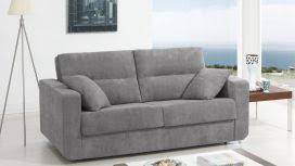 Matelas mémoire de forme avec gel de 18 cm d'épaisseur pour un couchage intensif entièrement déhoussable et lavable. Canape Lit 200 Cm Haut De Gamme Alicante Tissu Deperlant Couleur Brisa 14 Gris Argent