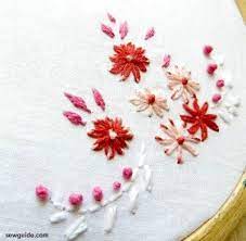 The fusible interfacing should be on the reverse side. 10 Super Easy Flower Embroidery Designs Sew Guide