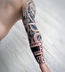 Forearm tribal tattoos are given a colorful effect when deliberated with a lotus flower. Top 53 Tribal Forearm Tattoo Ideas 2021 Inspiration Guide
