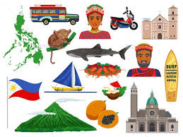 Philippines Travel Set Philippine Art Filipino Art Boat Vector