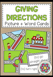 Giving Directions Picture Word Cards Version Ohne Jungen Unterrichtsmaterial Im Fach Englisch Englisch Grundschule Unterrichtsmaterial Englischunterricht