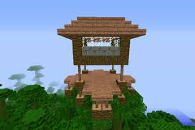 Build up 3 wood blocks. Awesome Minecraft Jungle Treehouse 8 Steps Instructables