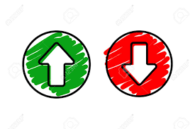 The book up and down illustrates this concept to students using familiar objects. Set Icon Arrow Up And Down Royalty Free Cliparts Vectors And Stock Illustration Image 94060669