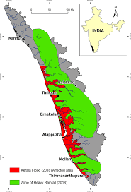 In july 2018, severe floods affected it was the worst flooding in kerala in nearly a century. Study Area And Rain And Flood Affected Parts Of Kerala Download Scientific Diagram