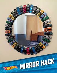 Diy Hot Wheels Mirror For A Boys Room Kid Room Decor Diy Toys Car Kids Room