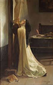 Santa Teresa De Jesus Nun Catholic Catholic Art Carmelite Saints