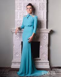 Blue Long Dress Instagram Da La Maison De Couture Dentelle Couture Gulayzeynalli In Gorgeous Gown By Dent Elle Long Dress Long Blue Dress Dresses