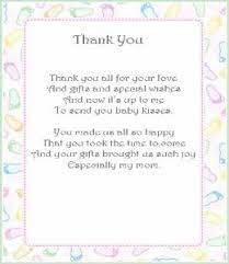 Baby Shower Thank You Cards Baby Shower Decoration Ideas Thank You Poems Baby Shower Thank You Cards Baby Shower Thank You