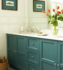 Achieve a calming ombre paint effect. Vanity Painting Bathroom Cabinets Colorful Bathroom Vanity Bathroom Cabinet Colors