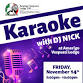 Karaoke at the Vespucci Lodge in Danbury event image