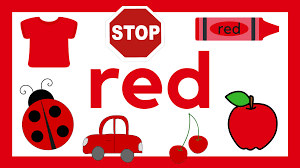 Learn Colors Red Learning Colors Educational Videos Educational Worksheets
