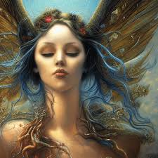 Sad Angel Face by Thomas Kinkade Karol Bak and Wendy Froud · Creative  Fabrica