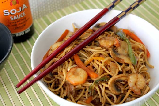 Noodles with Shrimp