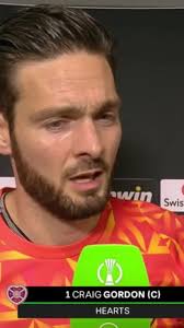 Hearts Fc Craig Gorden Leg