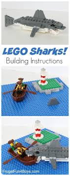 How To Build An Awesome Lego Shark Frugal Fun For Boys And Girls Shark Lego Lego For Kids Lego Design