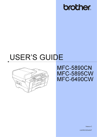 Save by selecting our compatible ink cartridges, in the table below. Brother Mfc 5890cn User Manual Pdf Download Manualslib