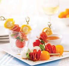Duo De Mini Brochettes Antipasto Food Appetizers For Party Snacks