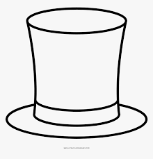 This coloring page for adults looks lovely in christmas colors like reds and greens. Top Hat Coloring Page Ultra Pages Magician Hat Coloring Page Hd Png Download Transparent Png Image Pngitem