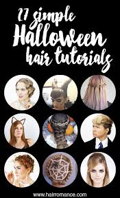When it comes to halloween, hair can make or break any costume—or it can be a costume in itself. Halloween Hair 27 Diy Hair Tutorials Hair Romance