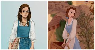Emma watson had risen to fame after her first professional role as the character, hermione granger in the harry potter movies, and before that, she emma watson is truly the face of this generation. Here S Your First Look At Emma Watson As Belle In Beauty And The Beast Hellogiggles