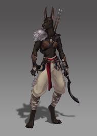Art By Looceyloo Ashanti Khenra Barbarian Character Belongs To The khenra are a race of humanoid jackals native to the plane of amonkhet in magic: ashanti khenra barbarian character
