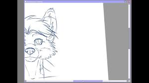 A circle, two triangles and a simple guide line for the muzzle. How To Draw A Furry Head Tutorial Youtube