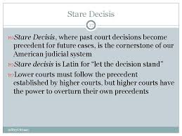In practice, when higher court make decision this is a summarized note on stare decisis which i made before exam. Chapter 1 Business And Its Legal Environment Copyright