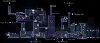 Hollow Knight Maps Of Hallownest Knight Map Hollow Night