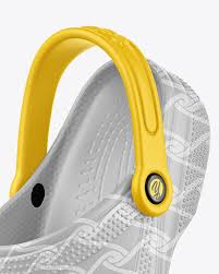 Download Clog Mockup In Apparel Mockups On Yellow Images Object Mockups