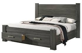 4.5 out of 5 stars. Lisa Gray Wood Cal King Bed With Storage By Best Quality Furniture