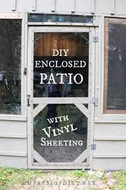 This clear vinyl is a general purpose product. How To Enclose A Covered Patio Frugal Idea Empress Of Dirt