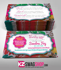 This listing includes 4 business card sized files: Thirty One Business Cards Style 3 Kz Swag Shop