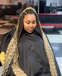 Braided updos are all the rage this season. How To Curl Box Braids 10 Styling Ideas For 2021