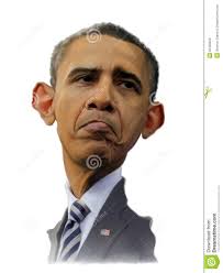 <b>Barack Obama</b> Karikatur Redaktionelles Stockbild - barack-obama-karikatur-26458229