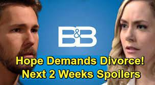 The Bold And The Beautiful Spoilers Next 2 Weeks Hope Demands Divorce Zoe Backs Down Hides Beth Truth Celeb Dirty Laundry