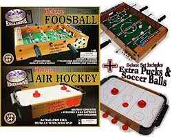 Matty S Toy Stop Deluxe Wooden Mini Table Top Air Hockey Https Www Amazon Com Dp B01kiigkrk Ref Cm Sw R Pi Dp U X Cdvvab Air Hockey Foosball Gaming Gifts