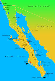It's divided into two mexican states; Mapa De Baja California Mapa Fisico Geografico Politico Turistico Y Tematico