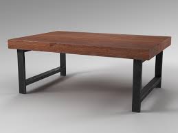 Shop pottery barn's collection of side and end tables to complete your seating area. Pottery Barn Griffin Reclaimed Wood Coffee Table 3d