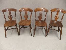 Set of 4 dining chairs retro home kitchen eiffel lounge office seats designer. Set Of 4 Victorian Kitchen Chairs Antiques Atlas