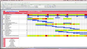 Gantt Chart Excel Walkthrough