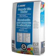 Which thinset mortar brand is better? Mapei Ceramic Tile Mortar 22 7 Kg 2906623 Rona