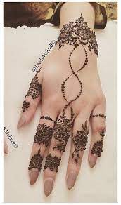 The outer shapes or the long vine branches are made out of the black mehndi. 250 Simple Mehndi Designs 2020 à¤® à¤¹ à¤¦ à¤¡ à¤œ à¤‡à¤¨ For Girls Ladies Simple Mehndi Designs For In 2021 Simple Henna Tattoo Henna Tattoo Designs Finger Henna Designs