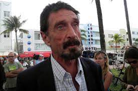 Authorities john david mcafee, an antivirus software pioneer who fled belize in 2012 ahead of a murder investigation. Wsmlqhyixkro6m
