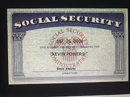 Social Security Card Social Security Number Ssn Ssc Social Security Card Card Template Id Card Template