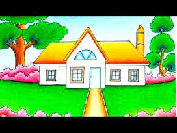 Check spelling or type a new query. House Drawing Easy With Colour Step By Step Easy Drawing House Village House Draw Drawing Hut Youtube